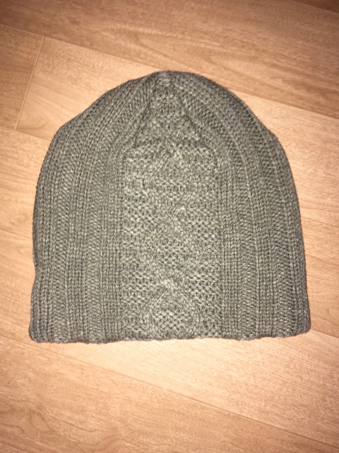 해칭룸 자카드 빅 비니 카키 상품이미지1