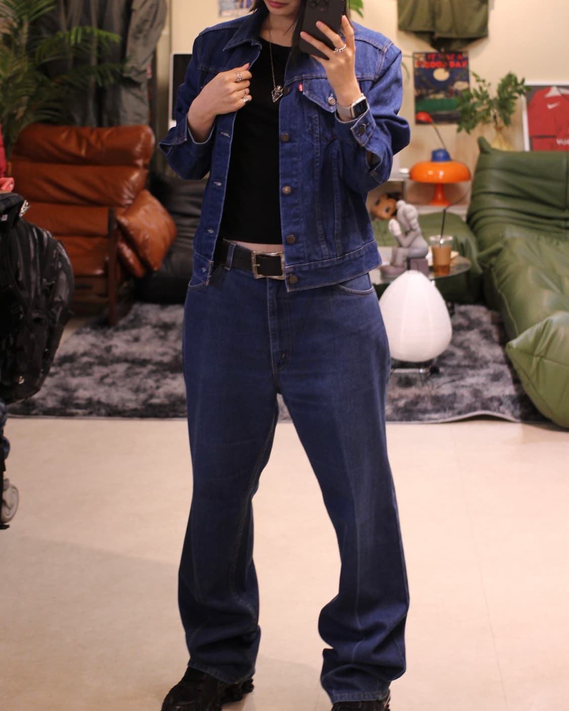 80s USA Levis 547 Orange Tab Boot Cut 상품이미지2