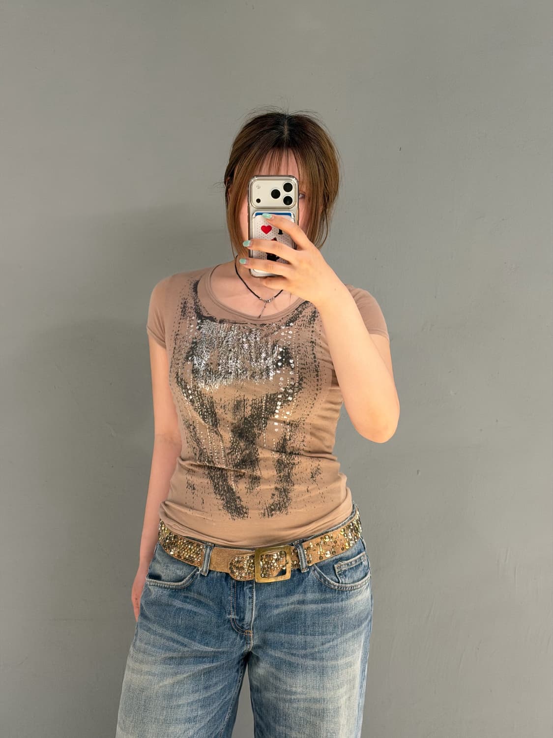 subtle printing detail t-shirt 상품이미지2