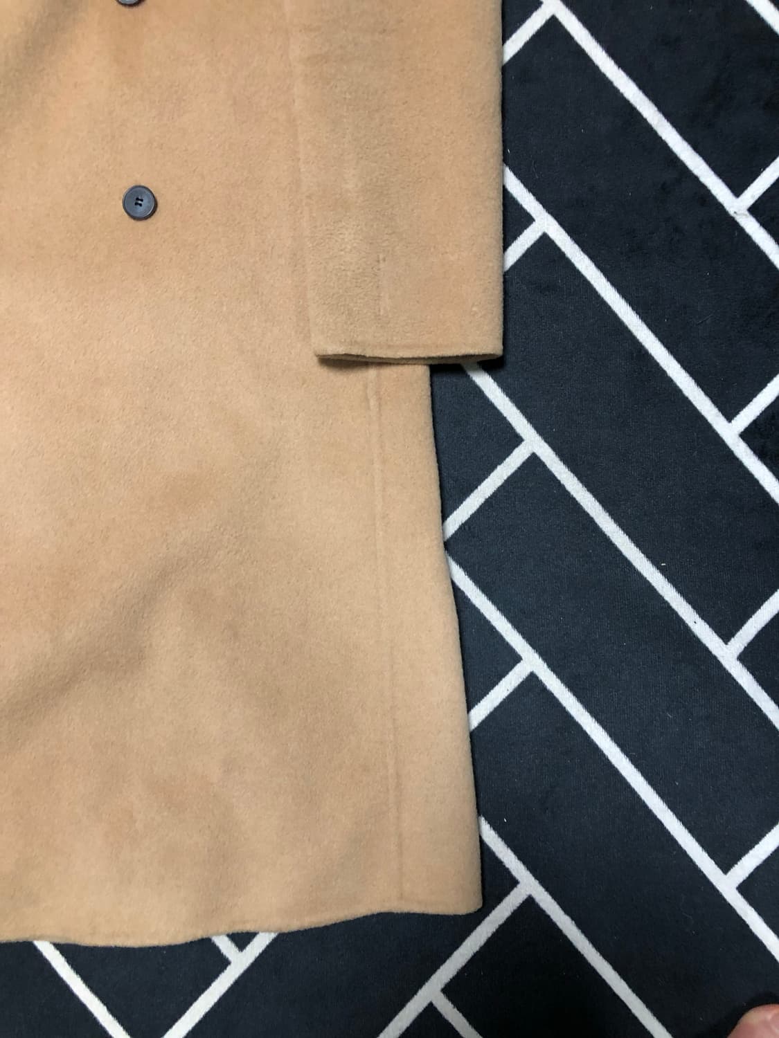 색감이쁜 더블 핸드메이드 코트 / 옴므 몽클레어 니트코트 우영미 타임 상품이미지3