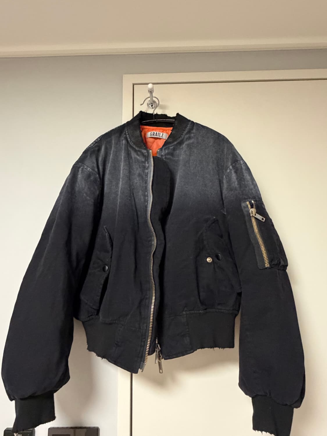 그레일즈 빈티지 워시드 봄버 자켓 상품이미지2