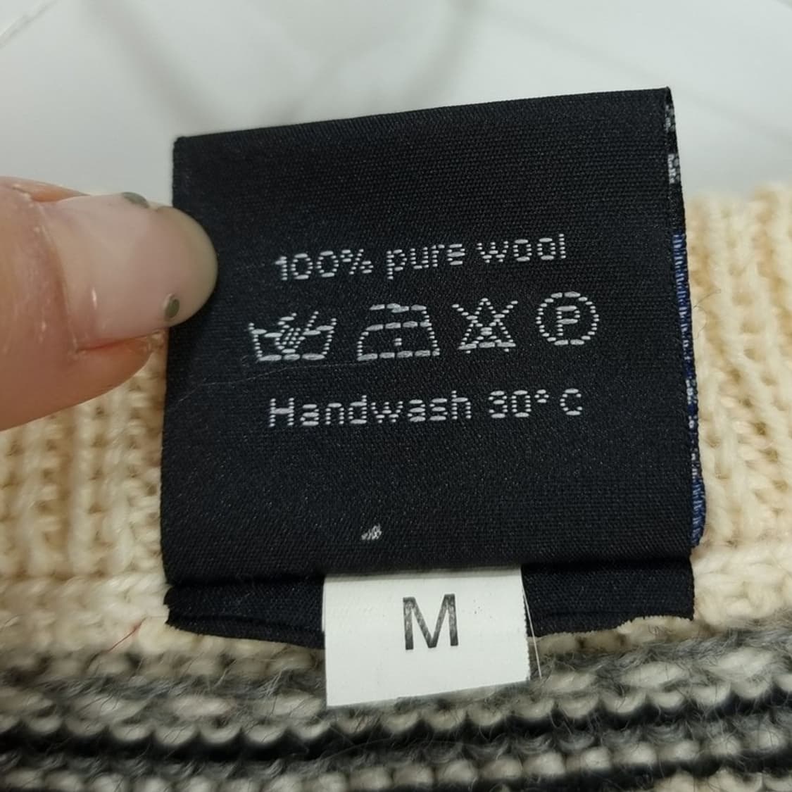 [노르웨이빈티지] 에스닉 패턴 노르딕 버클 니트 가디건 M18975 상품이미지9