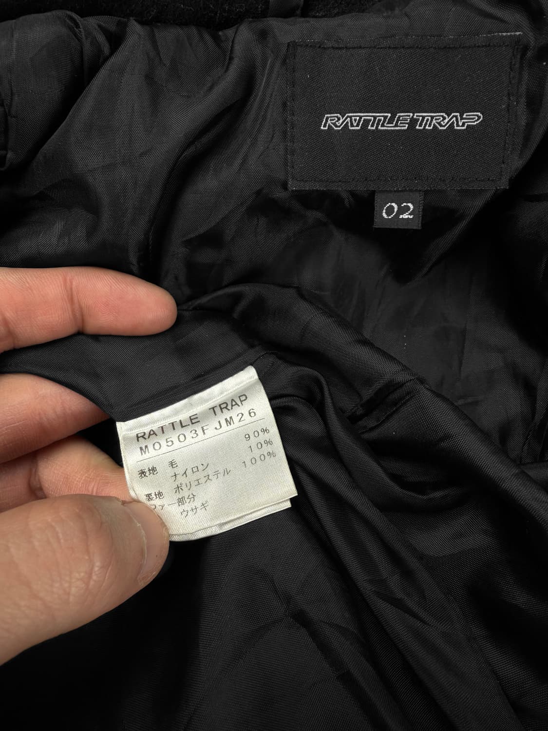 rattle trap 더블 브레스트 울 자켓 상품이미지7