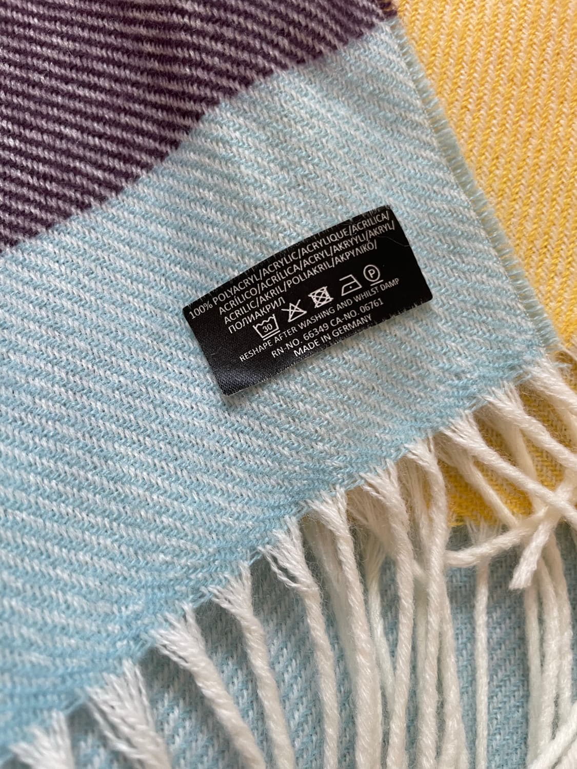 🧣 FRAAS Rainbow Knit Scarf 상품이미지5