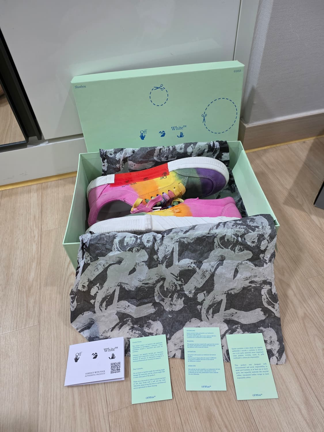 오프화이트 애로우 로우 벌크 스니커즈 운동화 43 (275) G08848 상품이미지1