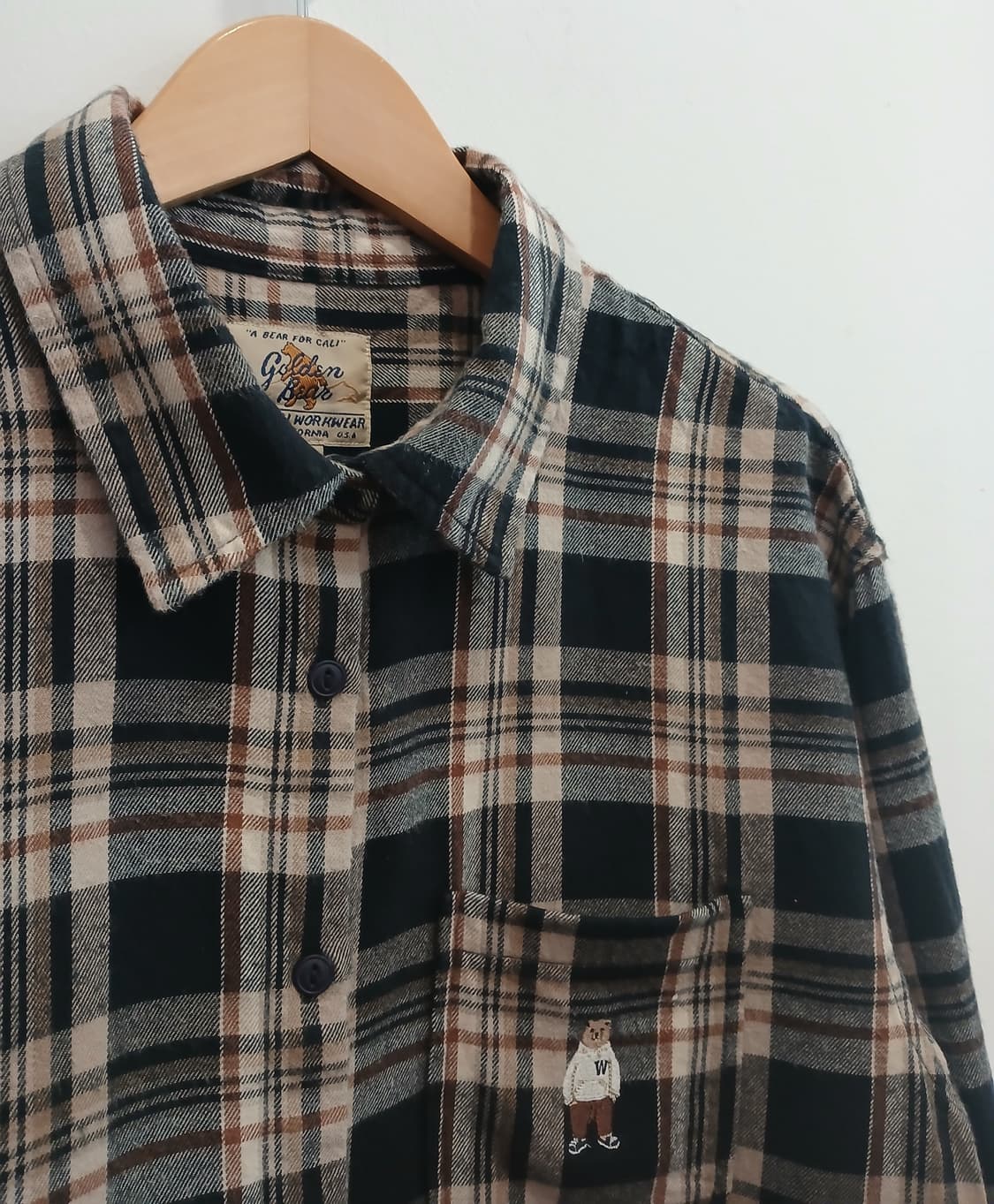 골든베어 모지체크셔츠 상품이미지1