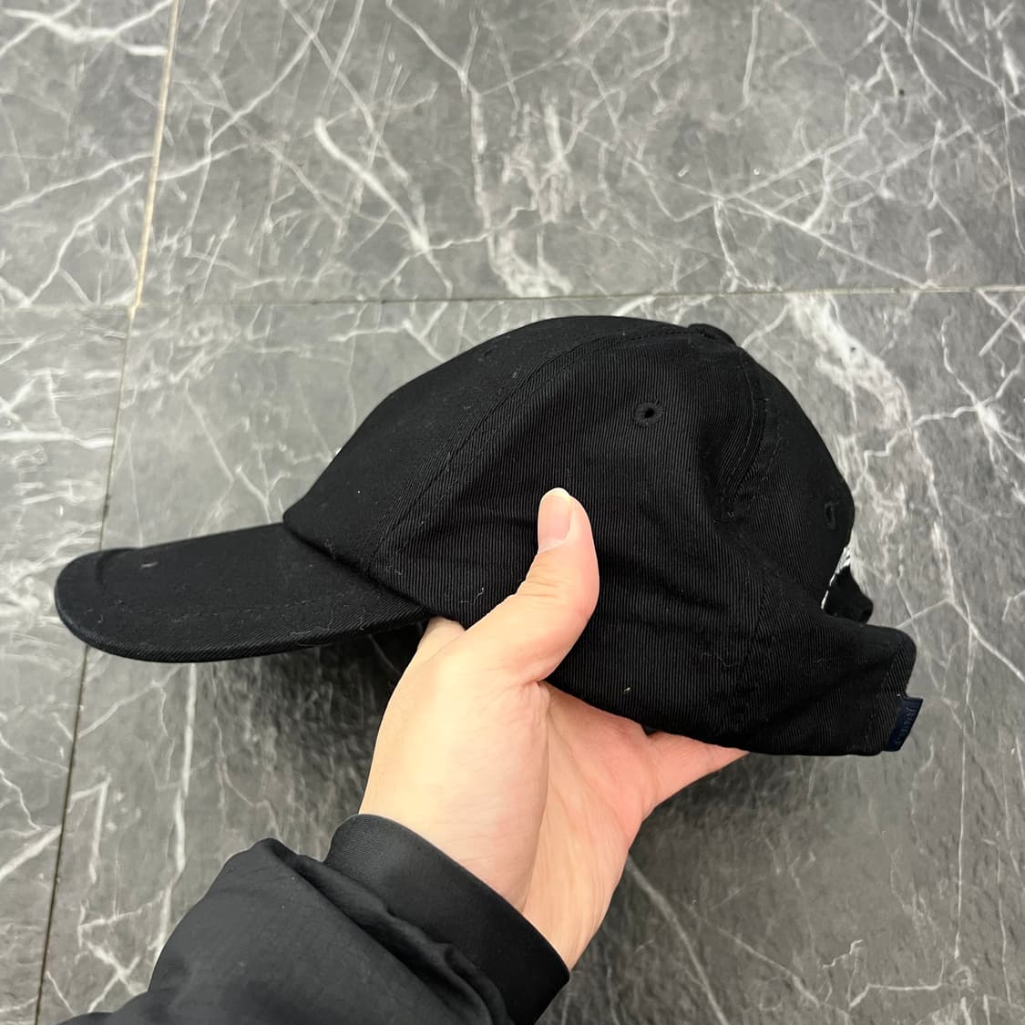 준지 로고 볼캡 블랙 상품이미지3