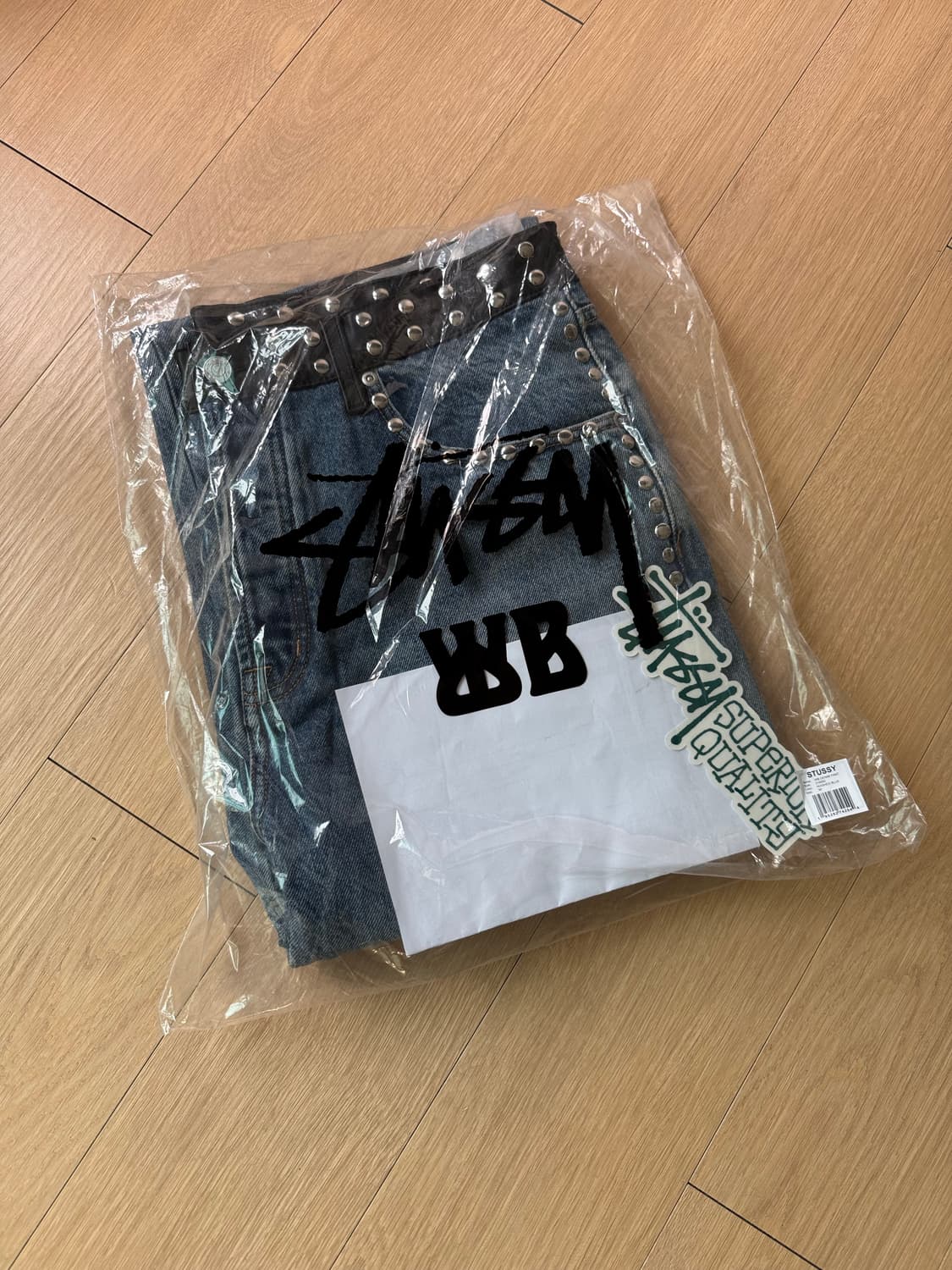 [36] 스투시 x 웨일즈 보너 스터드 진 워시드 블루 상품이미지5