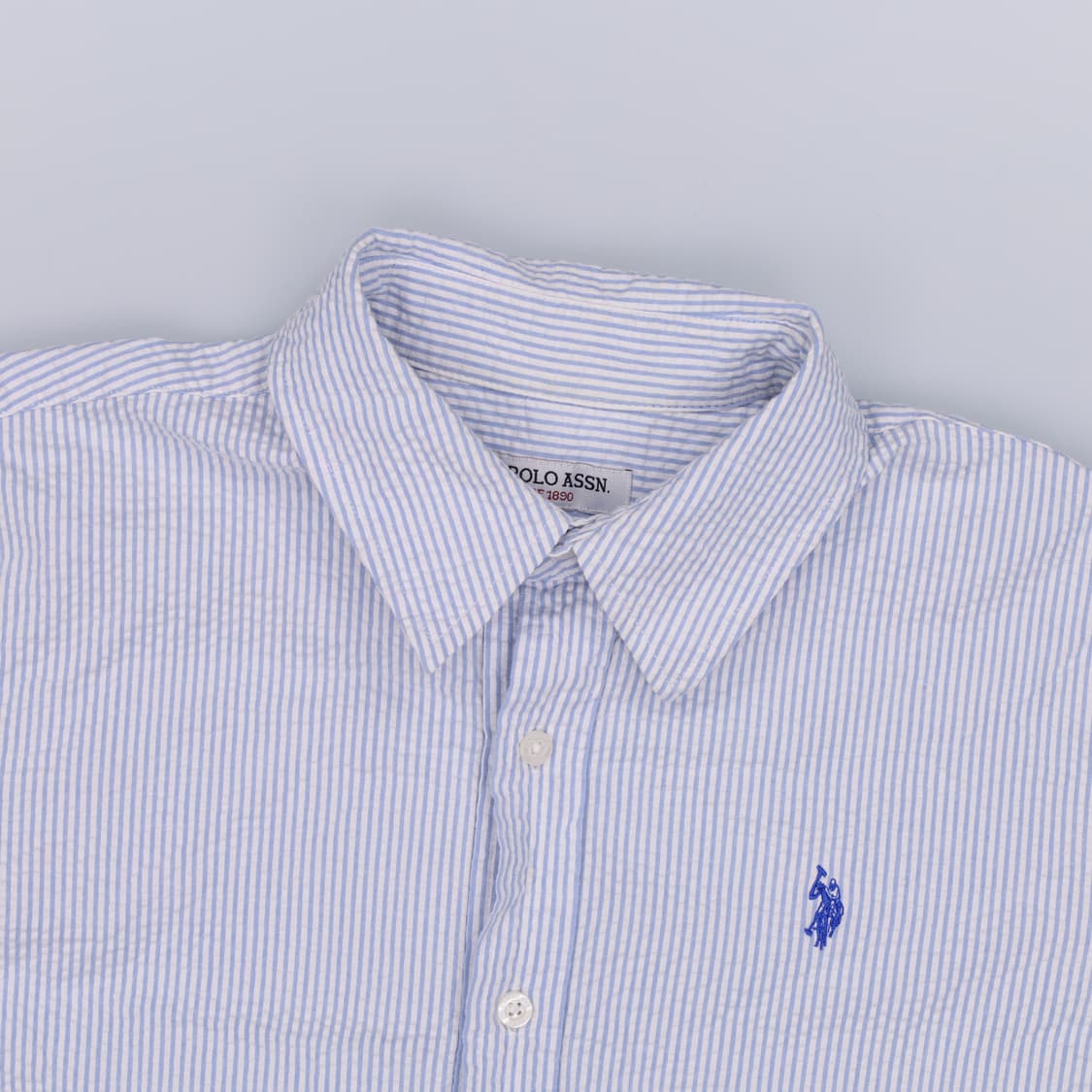 M US폴로 스트라이프 반팔셔츠 0420H1 상품이미지3