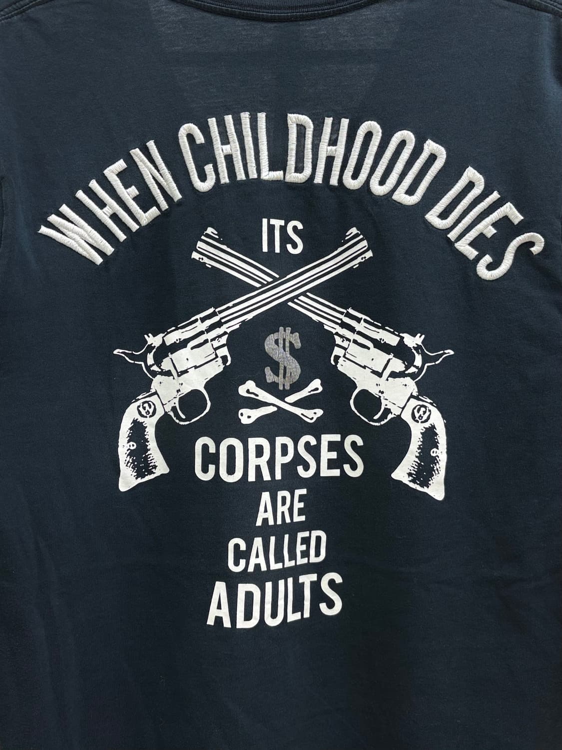 빈티지 펑크 블랙 반팔 상품이미지9