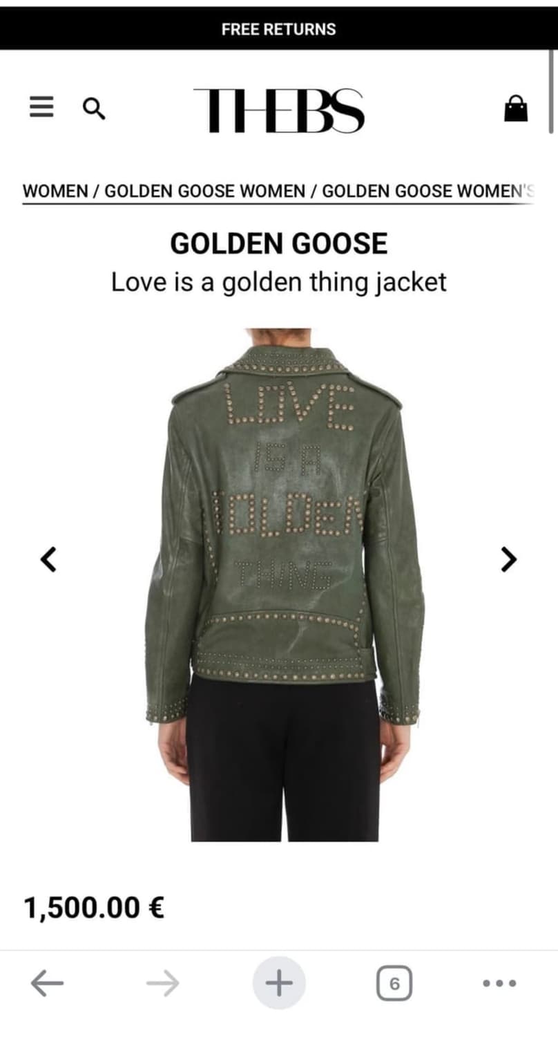 골든 구스 love is a golden thing jacket 상품이미지5