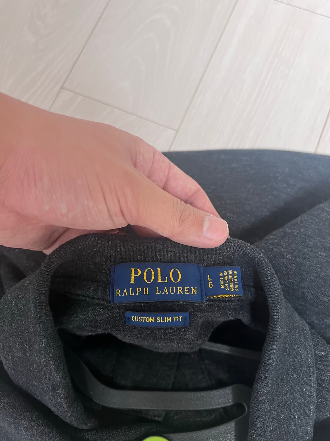 폴로 랄프로렌 반팔 카라티 커스텀슬림핏 상품이미지4