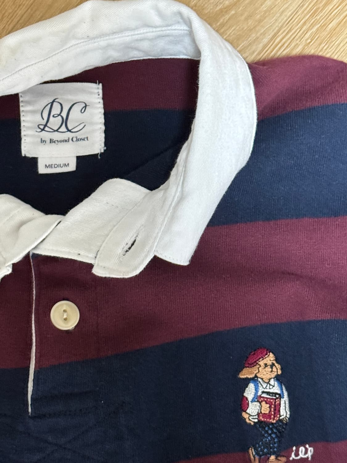 Beyond Closet 스트라이프 럭비티 M 상품이미지2