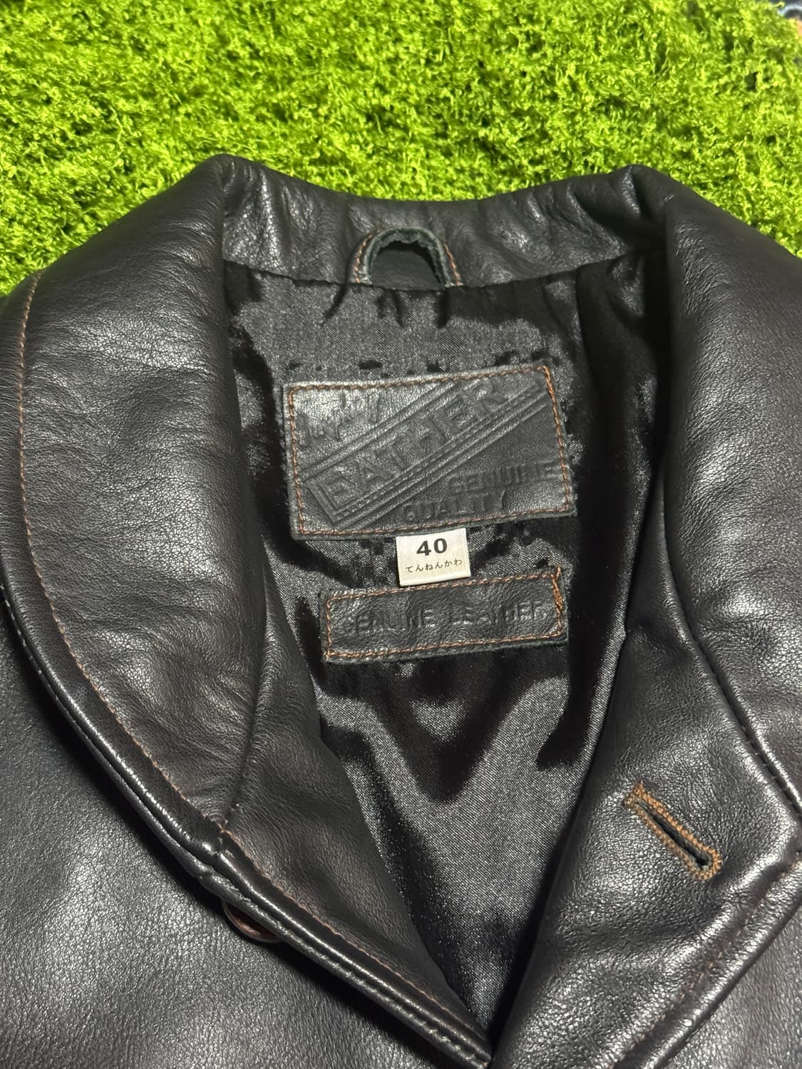 Vtg 아인슈타인 코삭 먼로 레더 자켓 상품이미지7