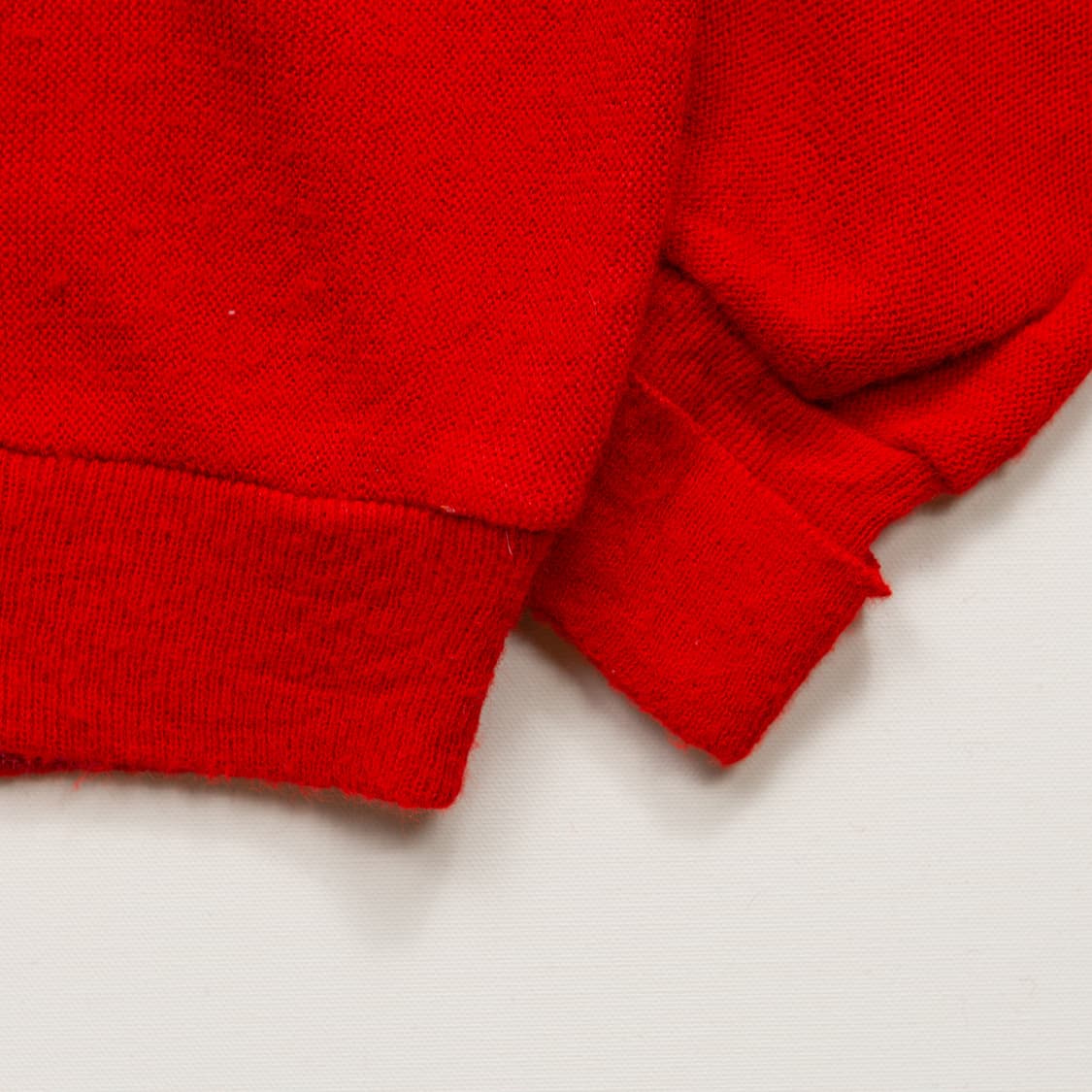 60s IZOD 라코스테 아크릴 가디건 레드 상품이미지6