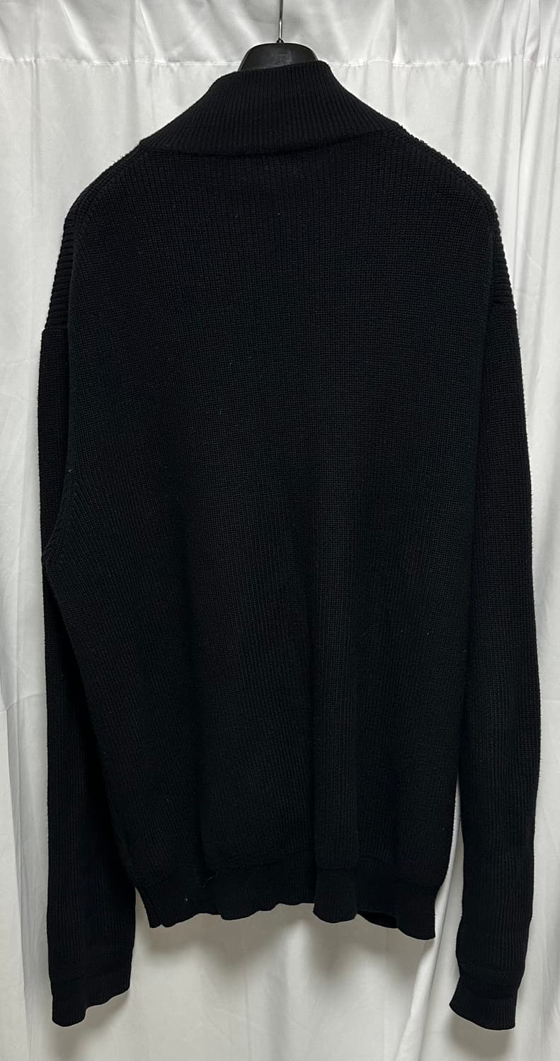no.94 폴로 랄프로렌 블랙 니트 풀집업 2xl 새상품급 상품이미지3