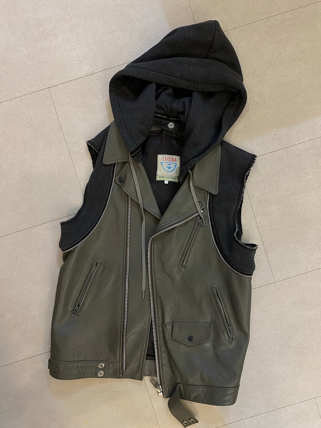 Undercover Leather Jacket 상품이미지1