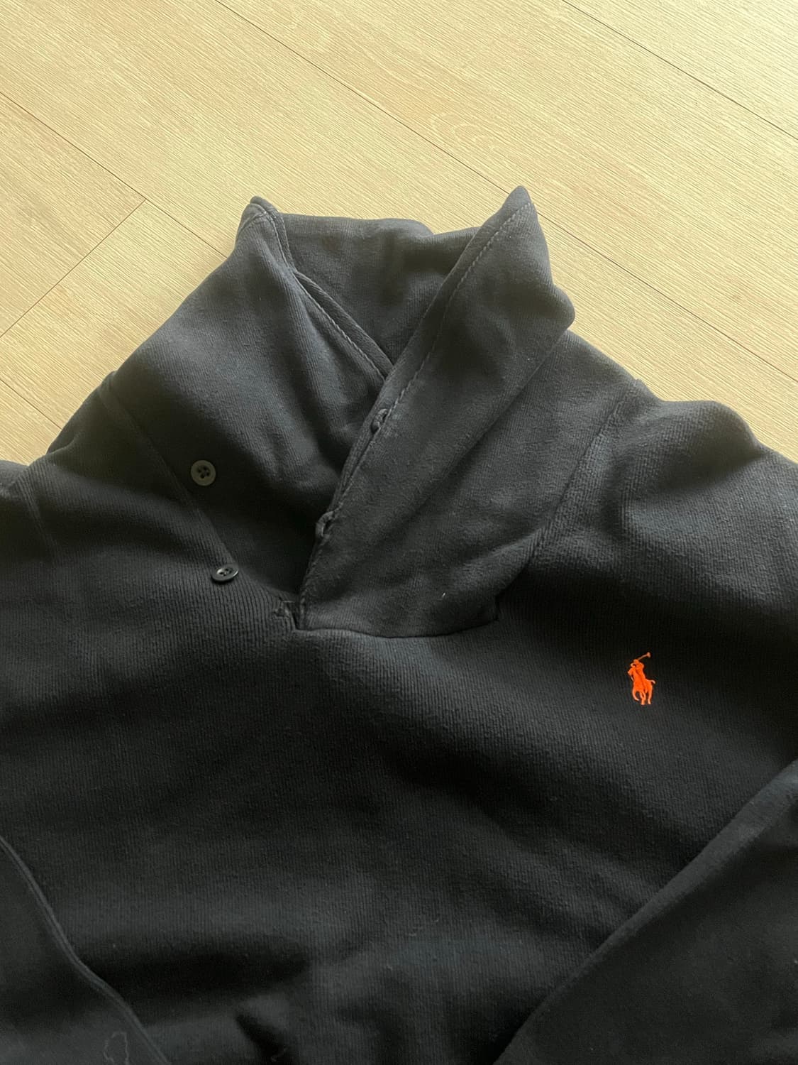 폴로 맨투맨 네이비 상품이미지3