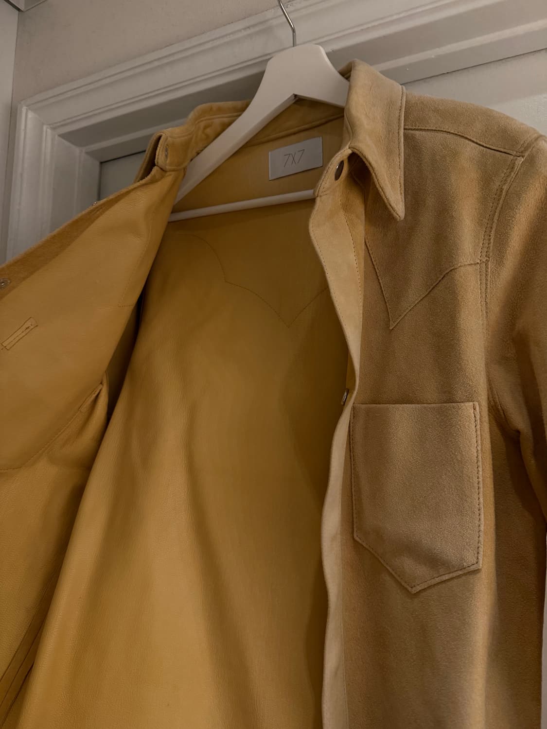 7X7 고트 레더 스웨이드 자켓 상품이미지5