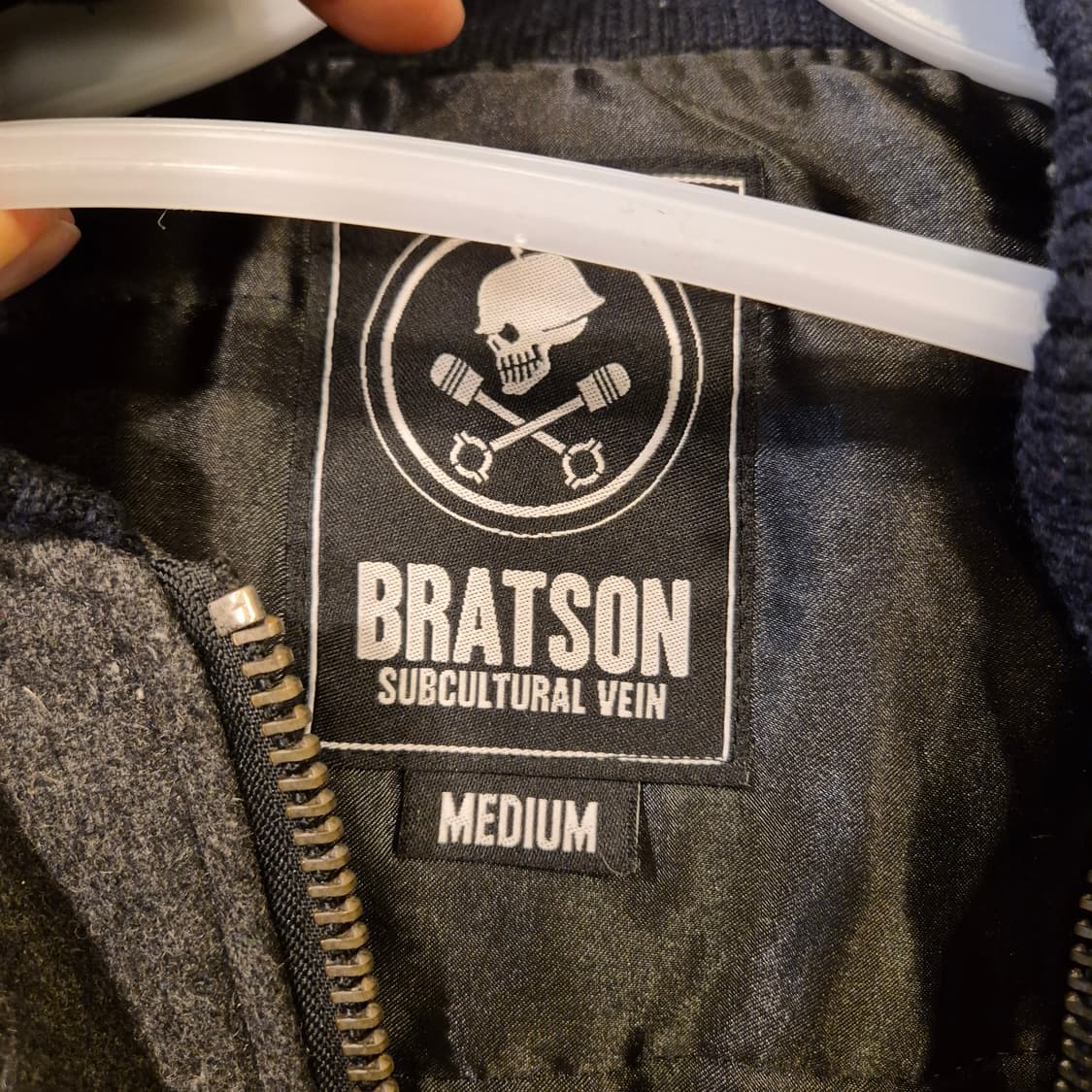 (M)BRATSON 울&레더  스타디움자켓  상품이미지3