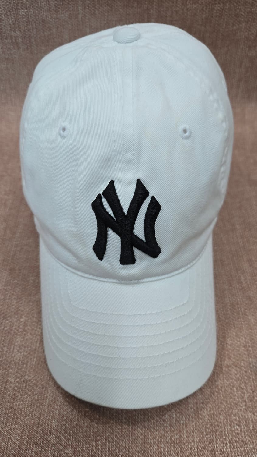 MLB 뉴욕양키스 NY 화이트 볼캡 야구모 상품이미지1