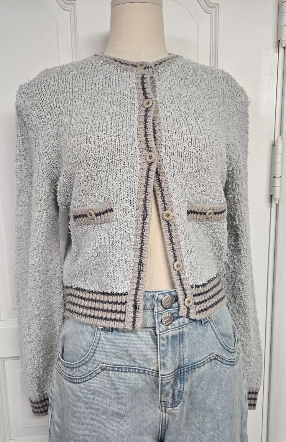 그로브가디건 4.5만/13de marzo 데님팬츠 7.5만 상품이미지2