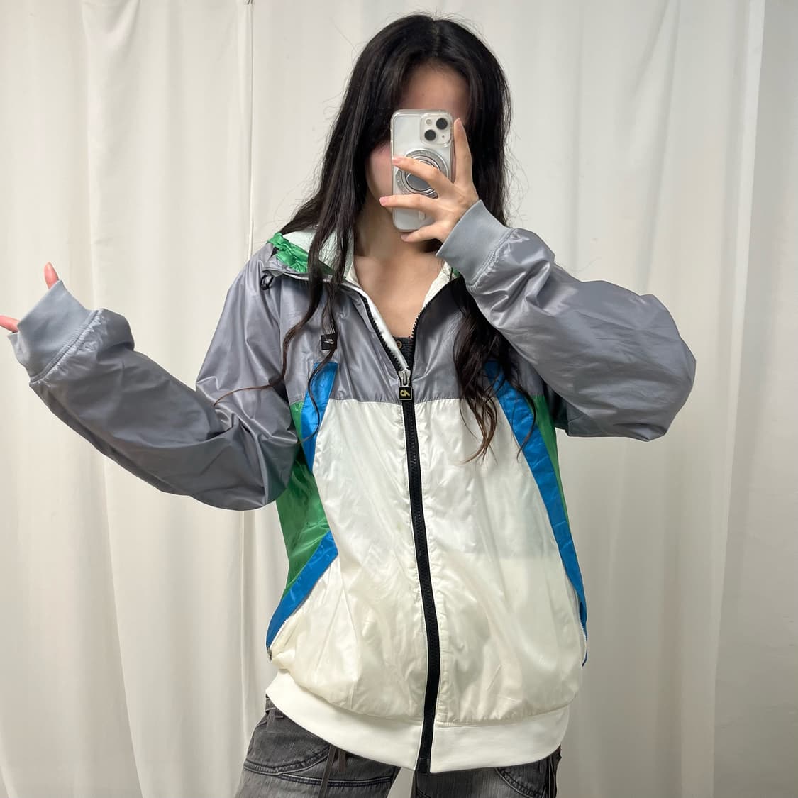 Nike green Windrunner windbreaker 상품이미지2