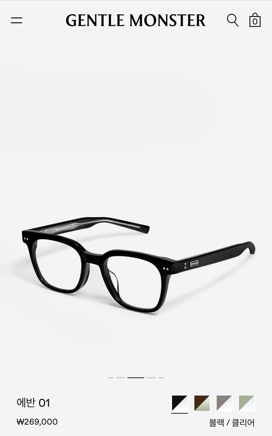 젠틀몬스터 에반01 상품이미지1