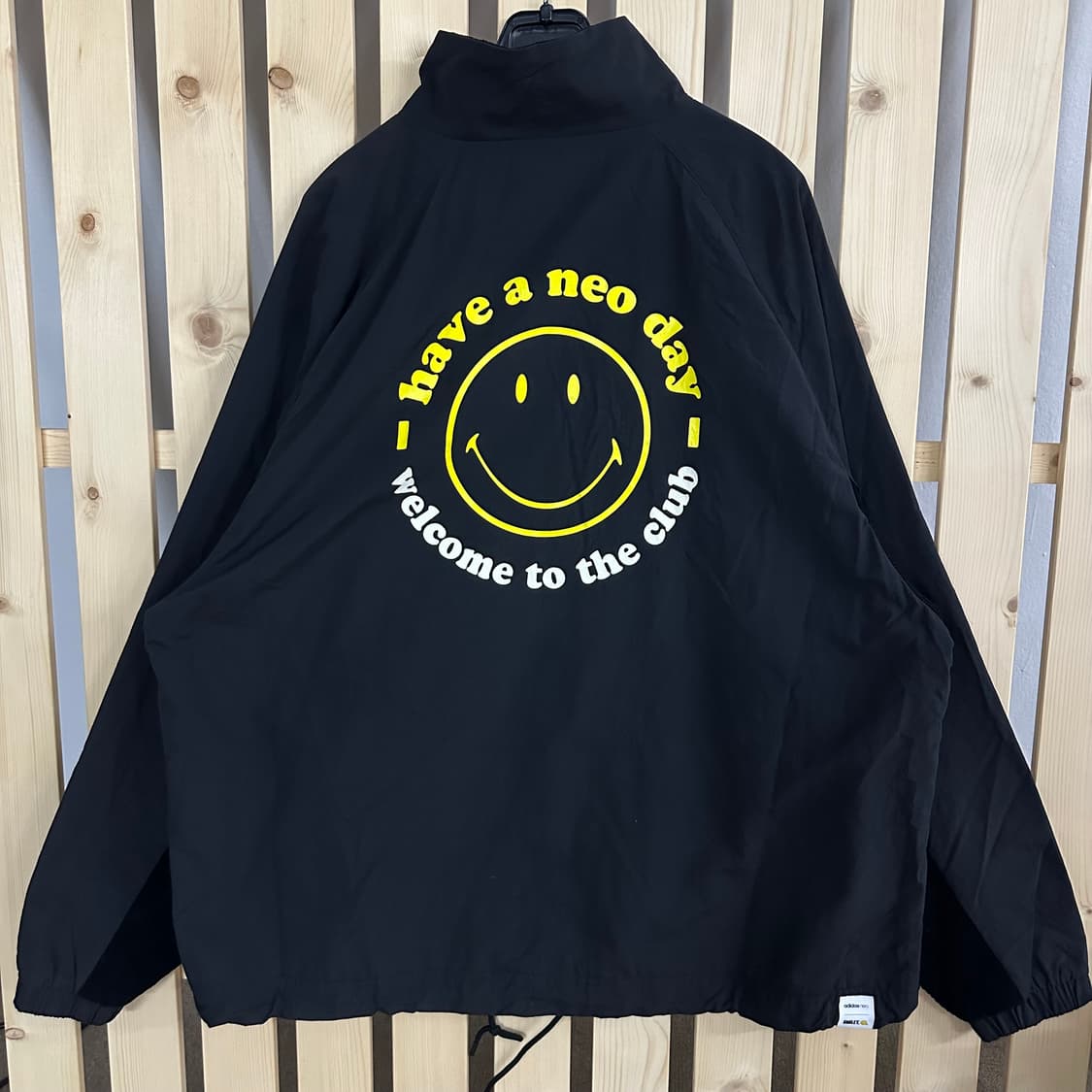 (XL) 아디다스 네오 코듀로이 블랙 바람막이 자켓 상품이미지2