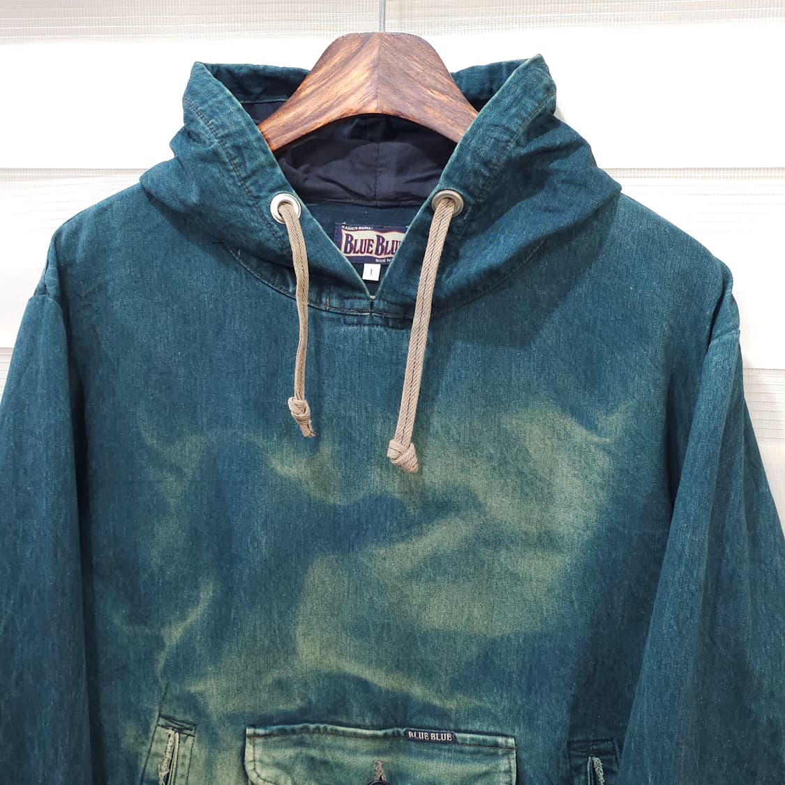 빈티지 BLUE BLUE JAPAN 데님 아노락- S사이즈 상품이미지2
