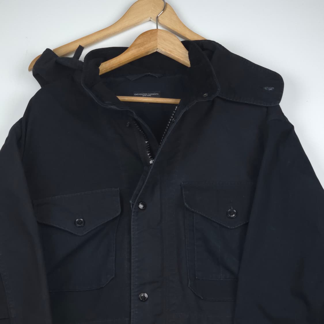 [L] 엔지니어드가먼츠 코튼 필드파카 (블랙/네이비) 상품이미지3