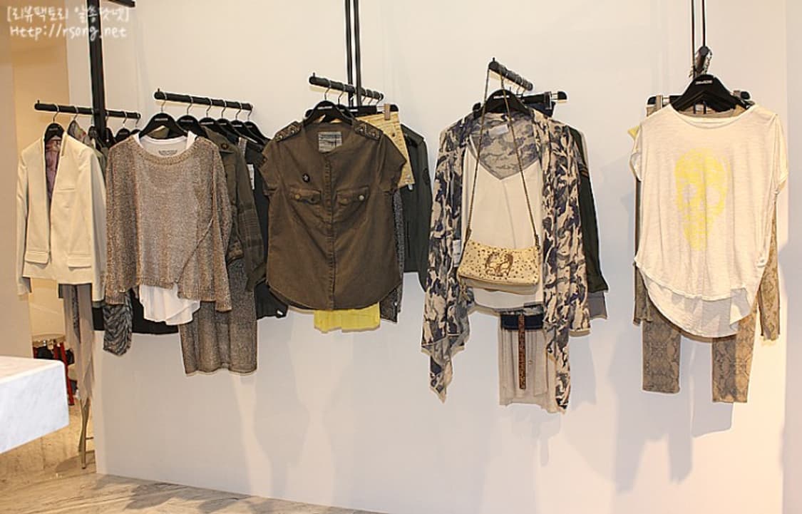 zadig&voltaire 쟈딕앤볼테르 빈티지워싱 그런지 셔츠 XS 상품이미지1