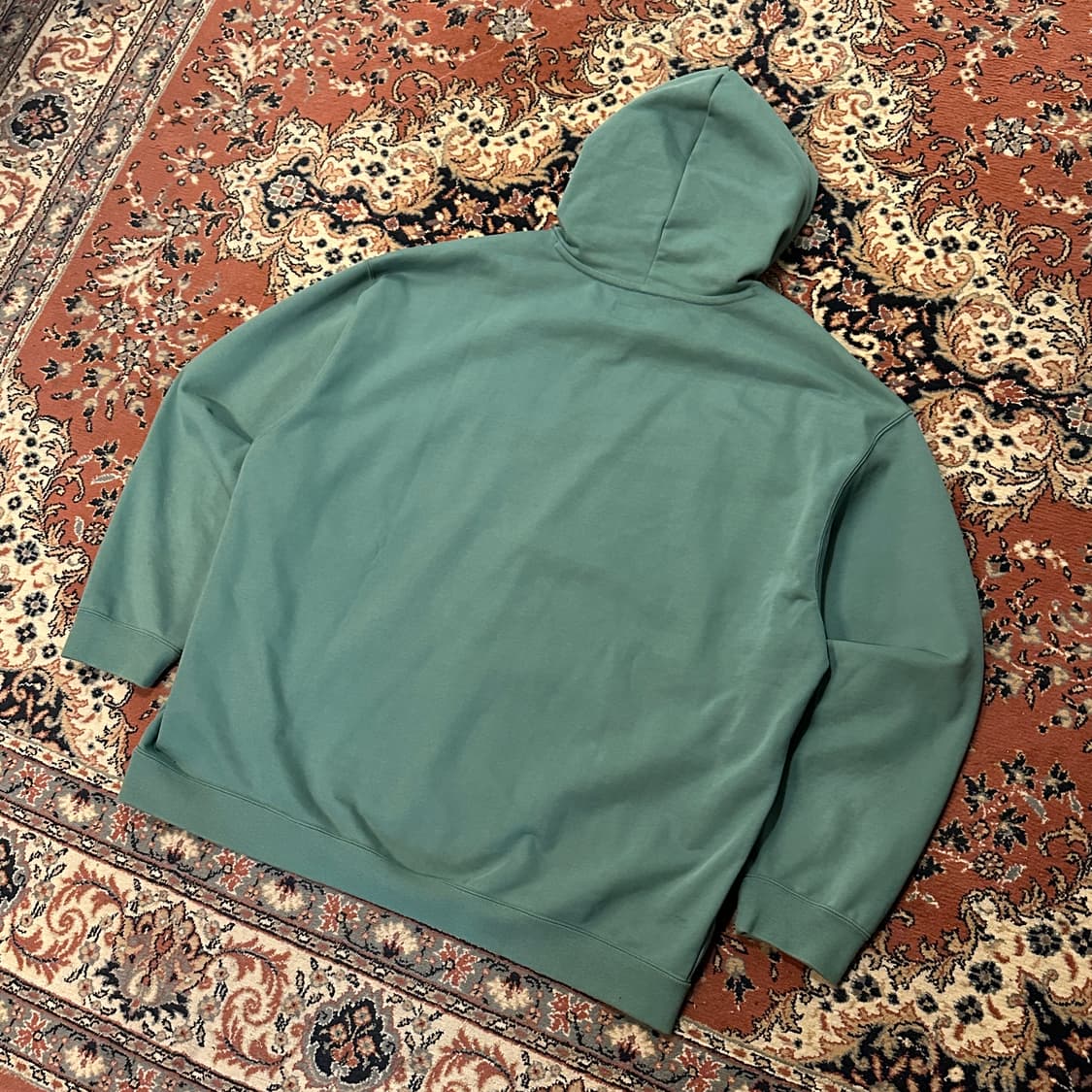 컨버스 후드티 카모로고 (2XL) 그린 상품이미지3