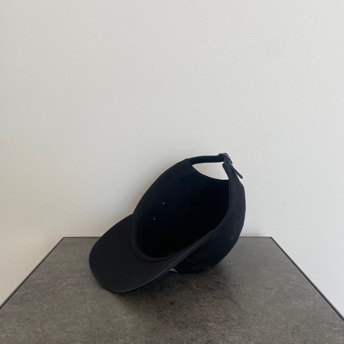 슈프림 캠프캡 모자 박스로고 워시드 블랙 캡 상품이미지6