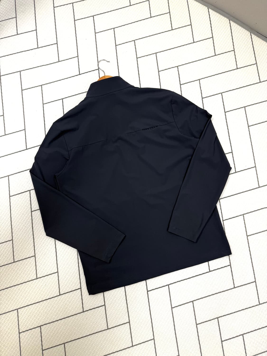 남성 100 슬림 / K2 냉감 집업 바람막이 네이비 상품이미지5