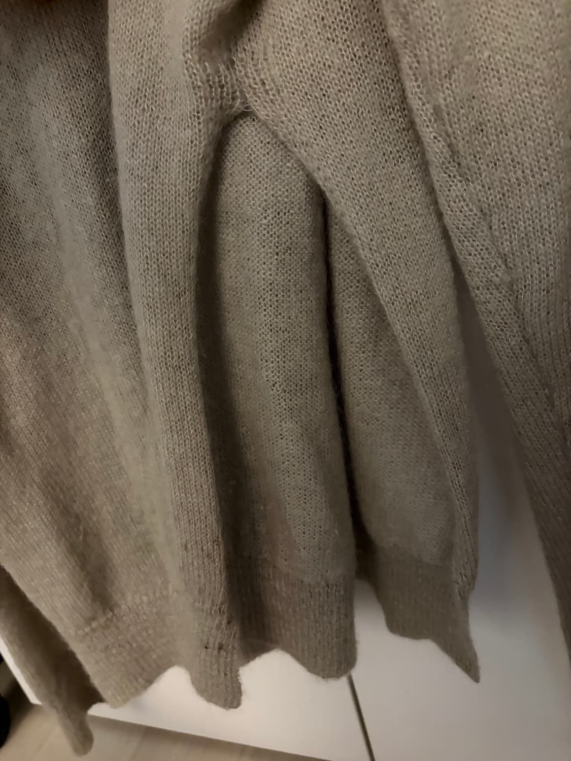 Unused  언유즈드 절개니트 상품이미지3