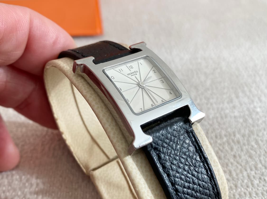 에르메스 H아워 HH1.210 여성용 PM 화이트 다이얼 쿼츠 상품이미지4