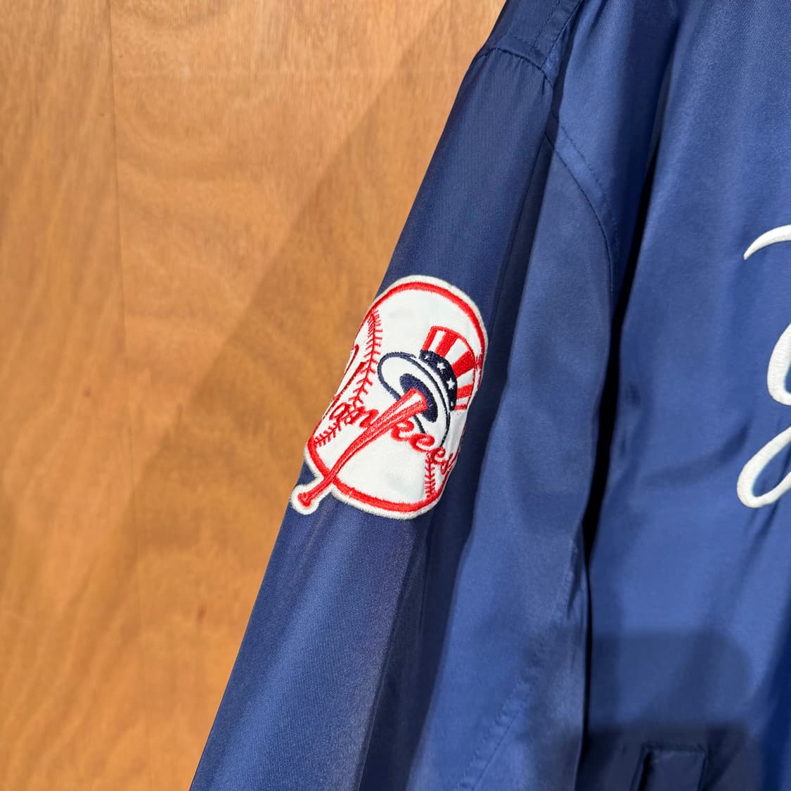 뉴에라 뉴욕 양키스 네이비 스타디움 자켓 XXL 바시티 상품이미지3