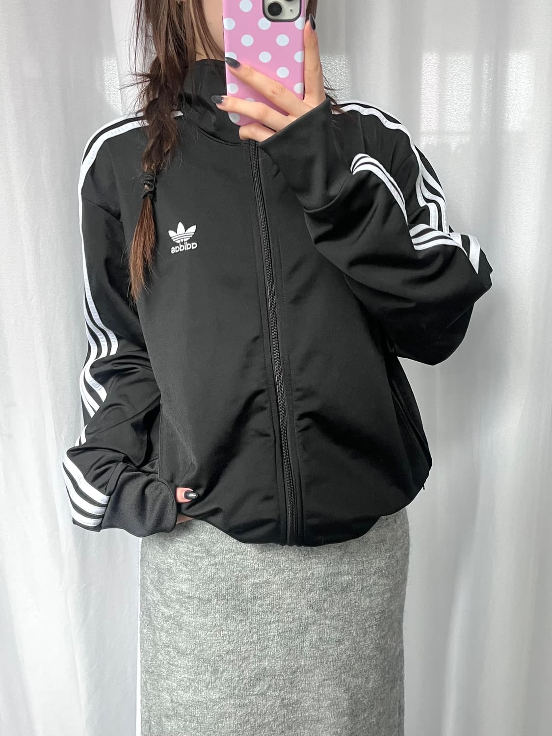 Adidas 아디다스 신형 프라임블루 블랙컬러 파이어버드 트랙탑  상품이미지7