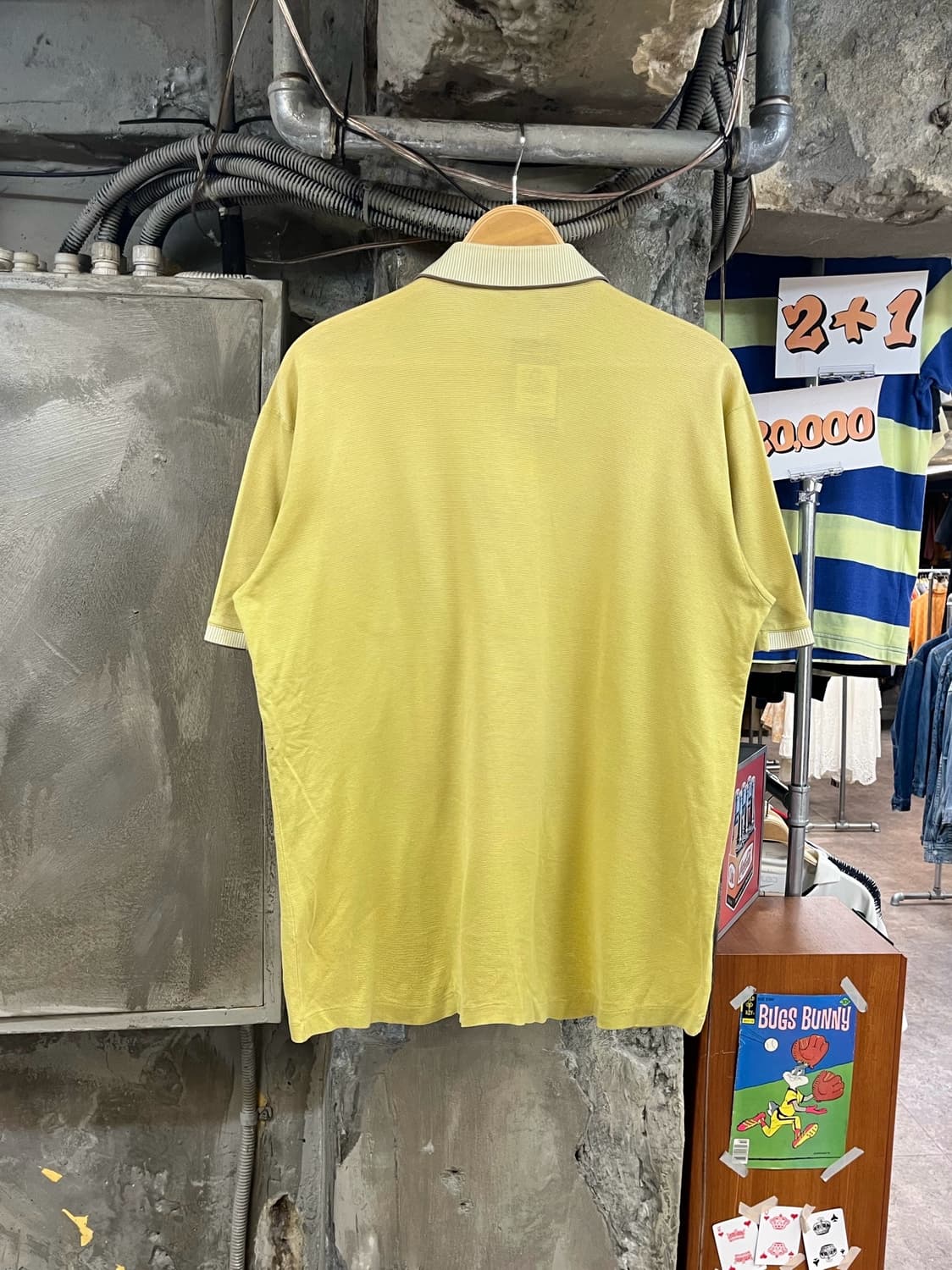 입생로랑 포켓 카라 반팔티 레몬 100 #csz3814 상품이미지2