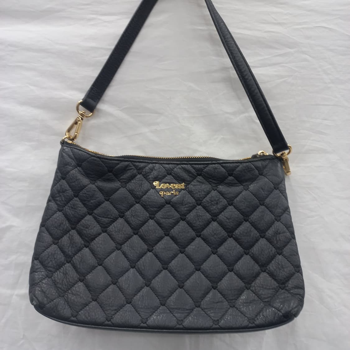 lavoret paris 퀼팅 핸드백 블랙 상품이미지1