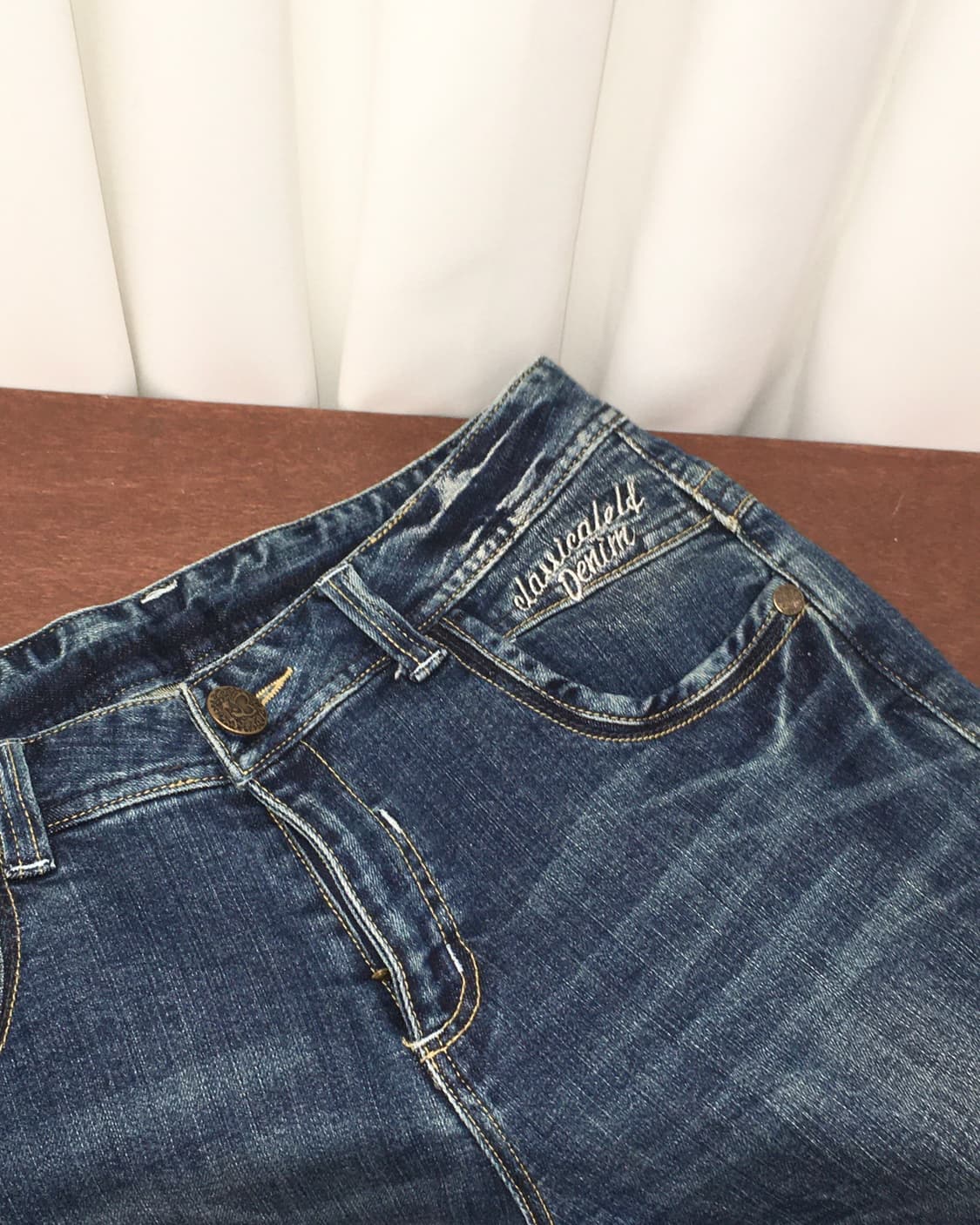 부츠컷 데님 상품이미지5