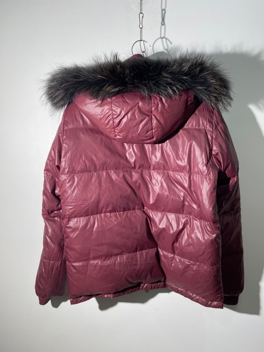 mens melrose 리버서블 퍼 후드 패딩 상품이미지4