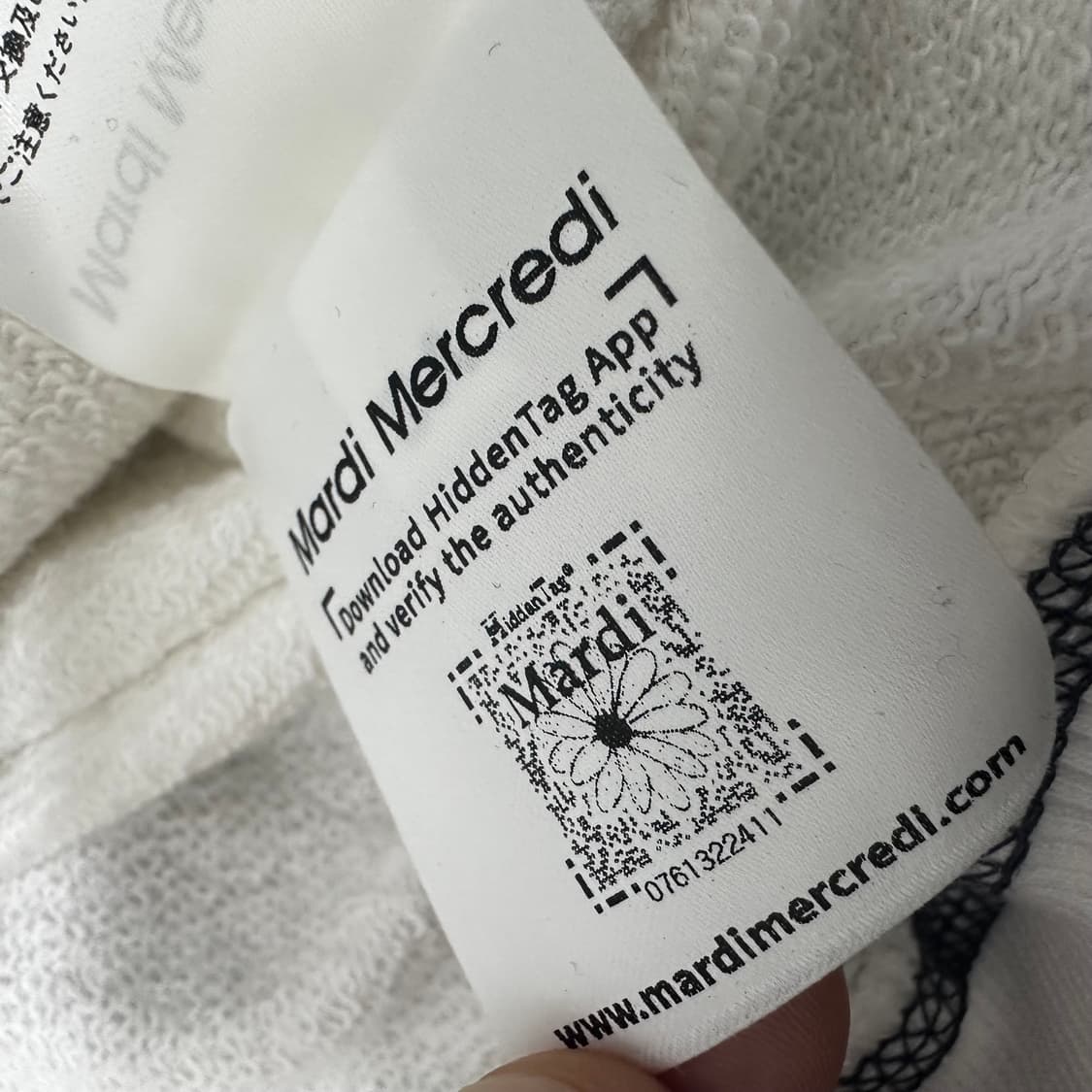 마르디 메크르디 여성 플라워 맨투맨 화이트 F 상품이미지9