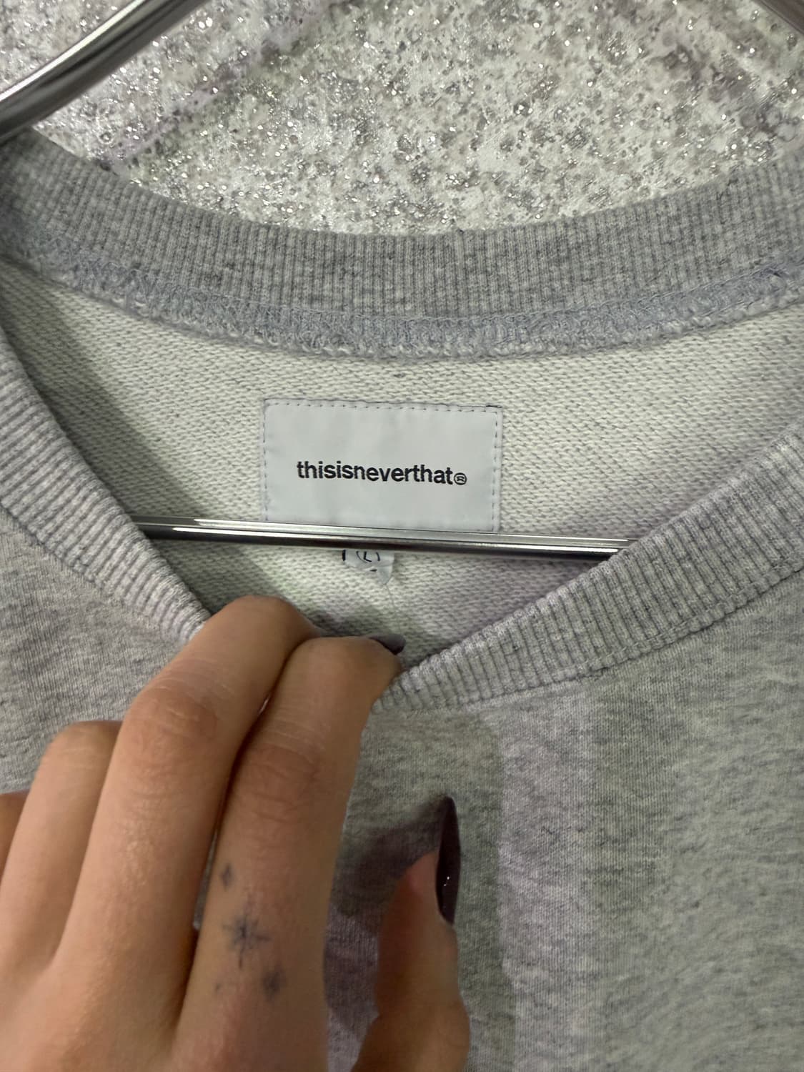 디스이즈네버댓 로고 월드맵 맨투맨 B4358 상품이미지5