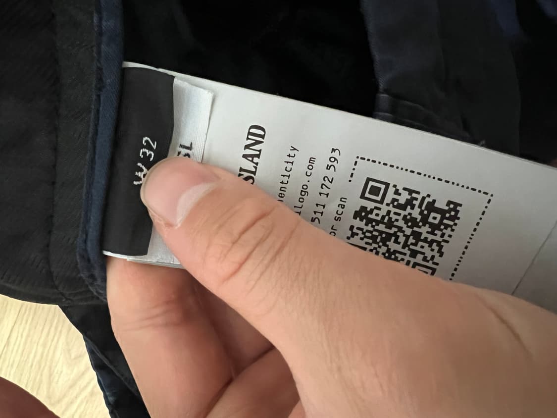 23fw 스톤아일랜드 네이비반바지 32-33 상품이미지3