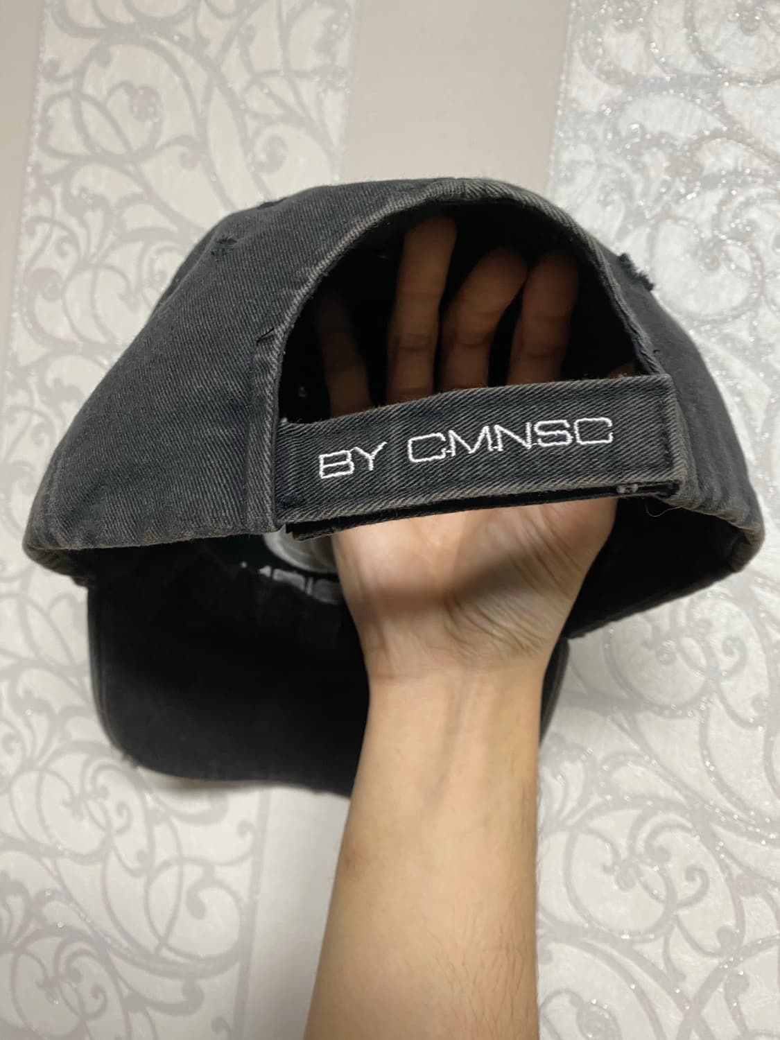 CIVISION 블랙 데미지 볼캡 os 상품이미지2