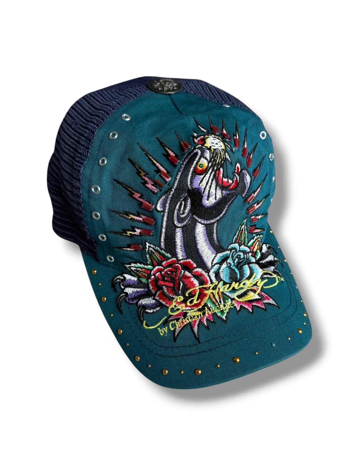 에드 하디 청록 메쉬캡 상품이미지1