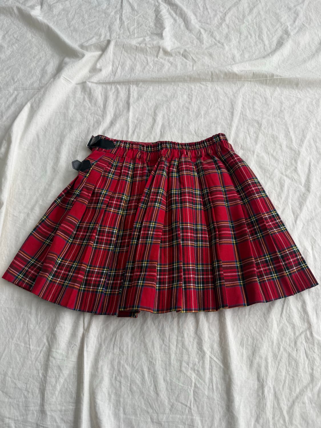 캐캐체 펑크 갸루 체크 미니 스커트 상품이미지5