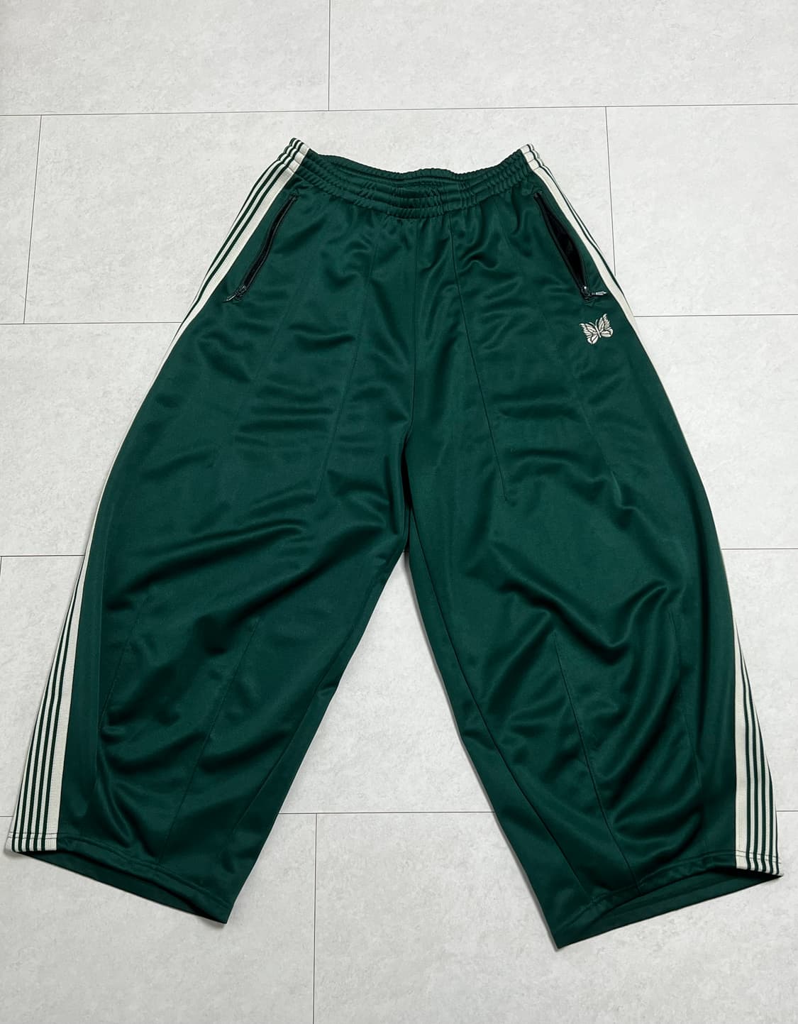 니들스 x LHP 폴리 스무스 그린 트랙 팬츠 상품이미지1